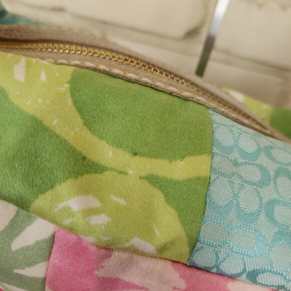 Coach Special Edition Patchwork Hobo Satchel Purse - Picture 4 of 16